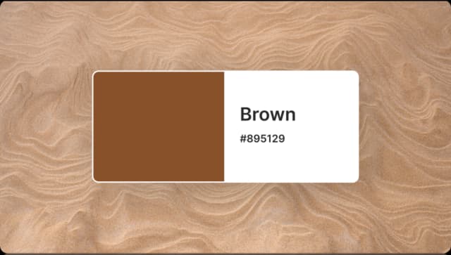 brown