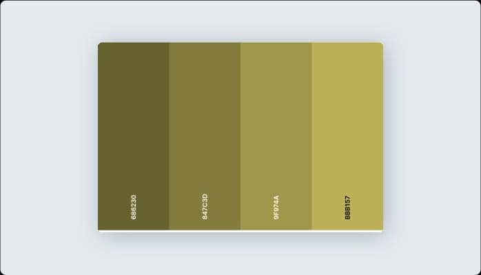 Image for Color Variations of Olive Color