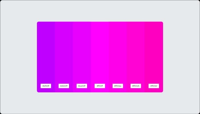 Image for Color Variations of Magenta