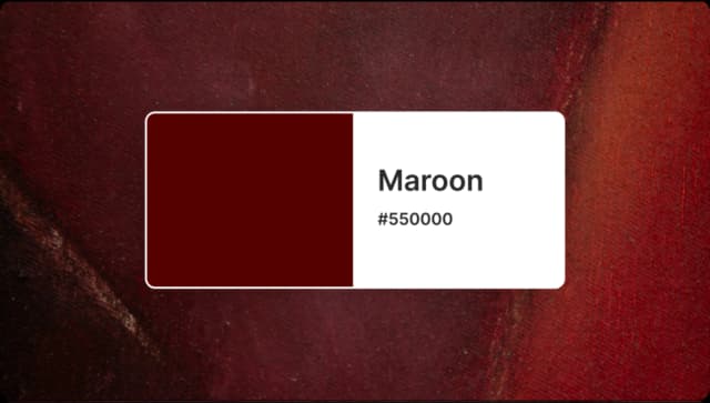 maroon