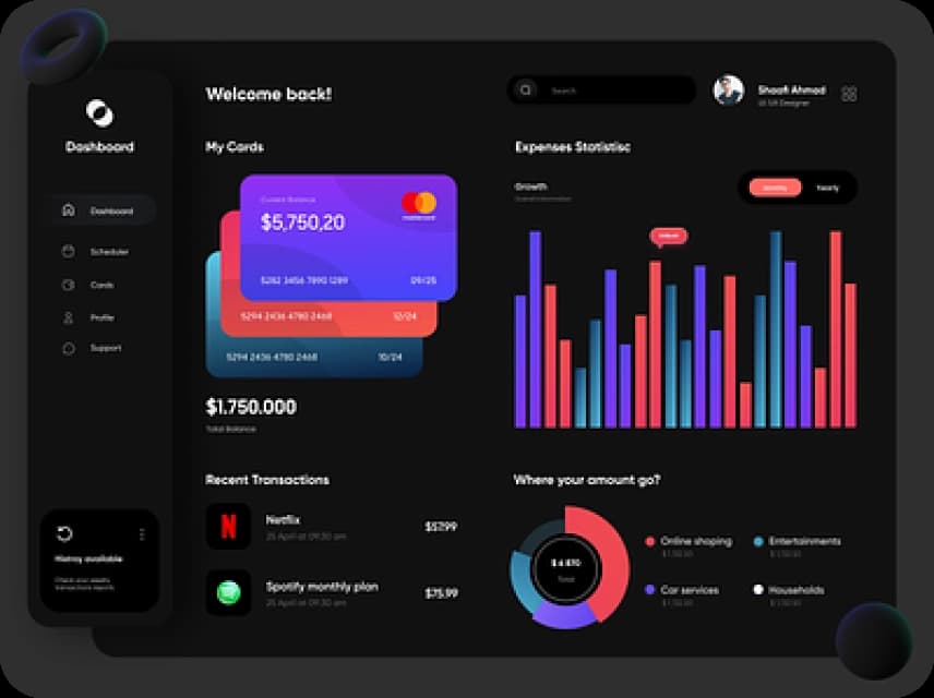 Dark UI Design