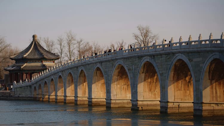 Ornate Bridge in Beijing