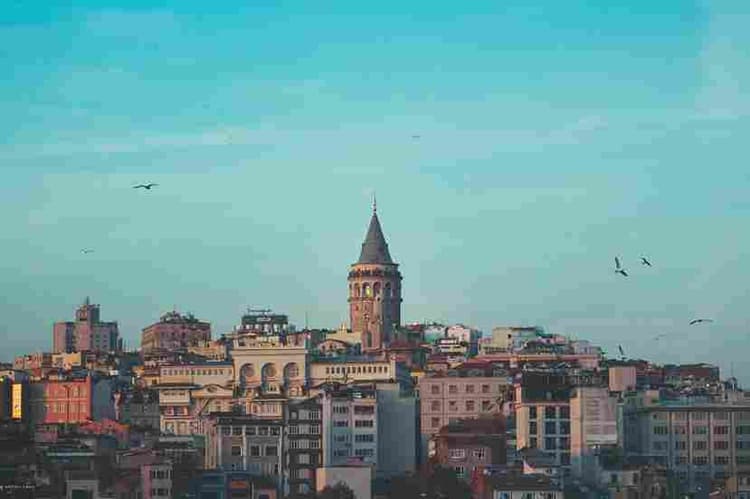 Istanbul Skyline at Dusk