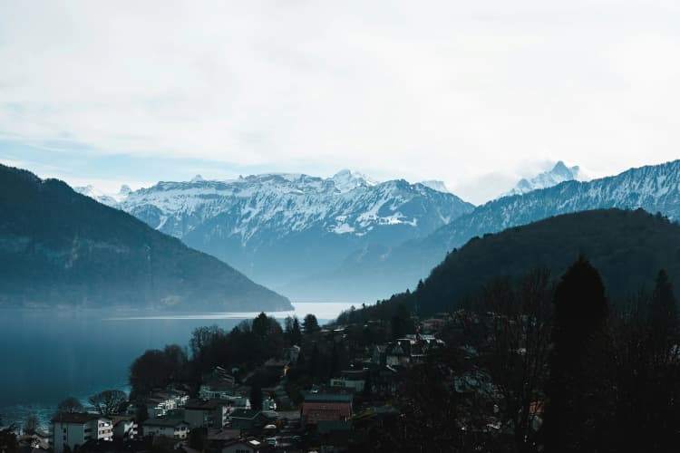 Alpine Lake Town Vista