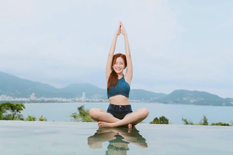 Yoga by Scenic Lake