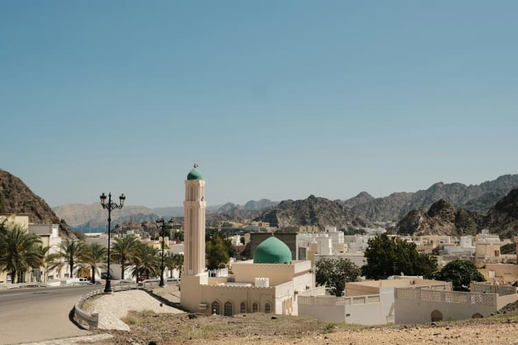 Mosque in Arabian City