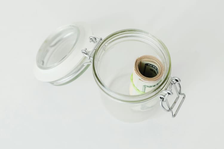 Money Jar Savings Concept