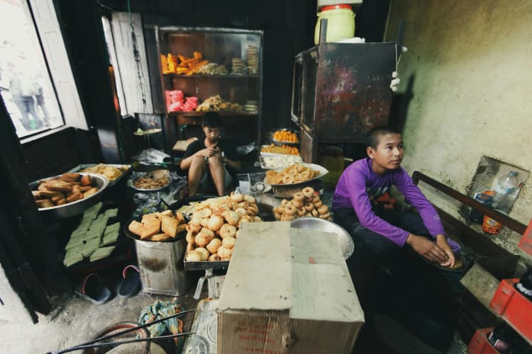 Rustic Street Food Stall