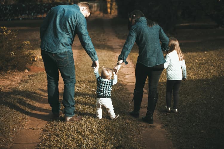 Family Walk in Nature