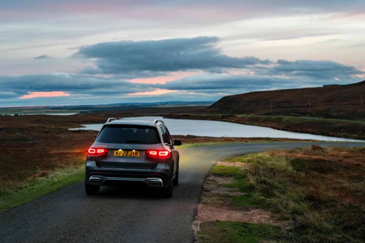 Scenic Drive at Dusk