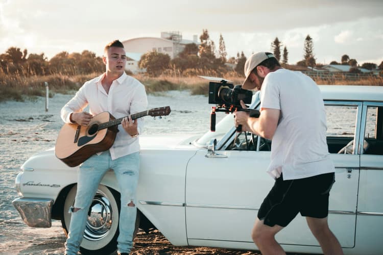 Beach Music Video Shoot