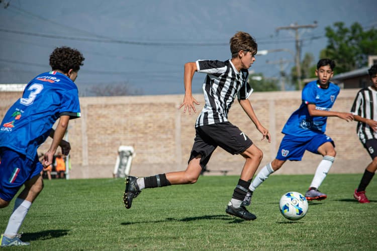 Youth Soccer Match Action