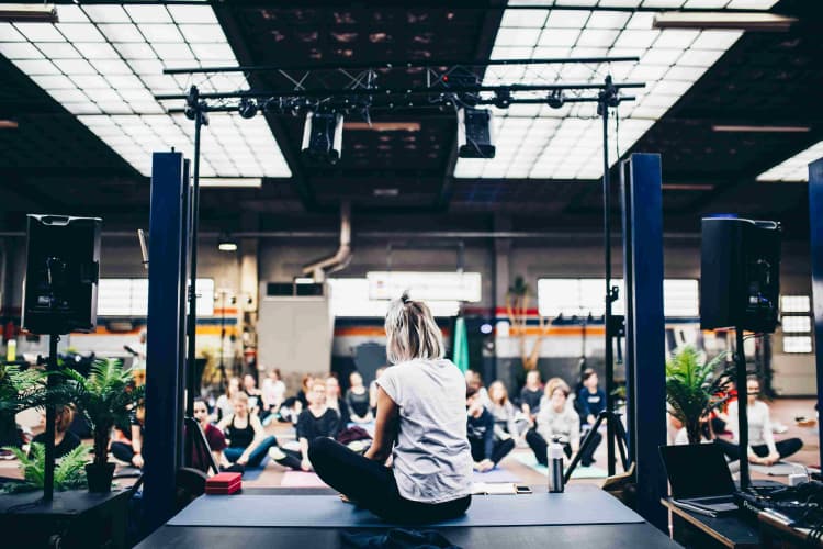 Yoga Class in Studio