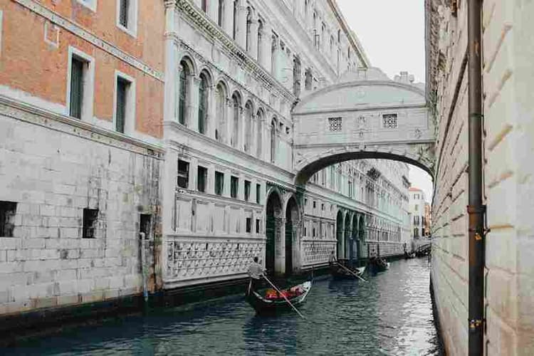 Venice Canal and Bridge