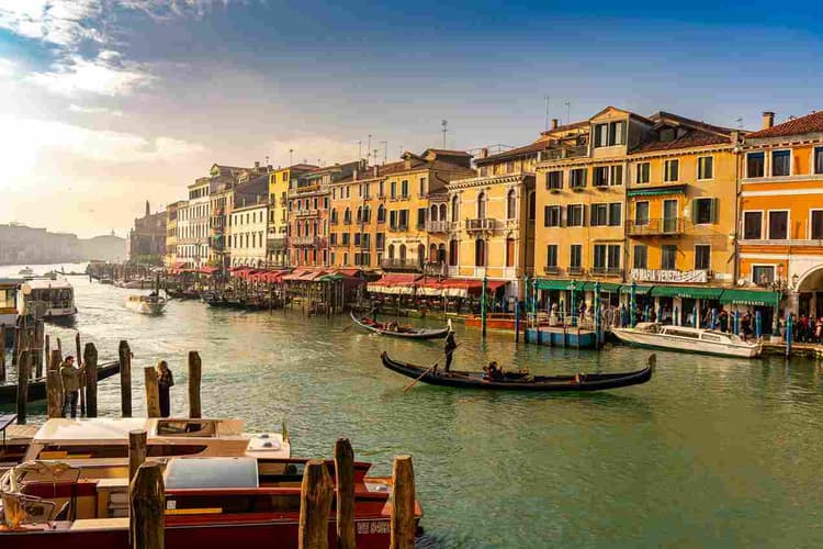 Venice Canal Scenic View