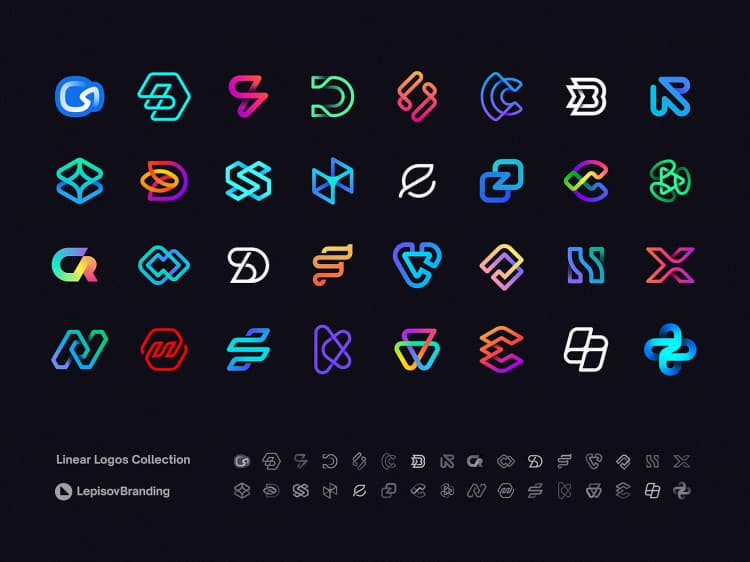 Gradient icon sets