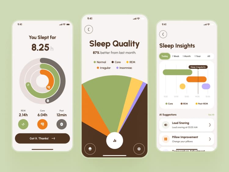 Sleep monitoring apps