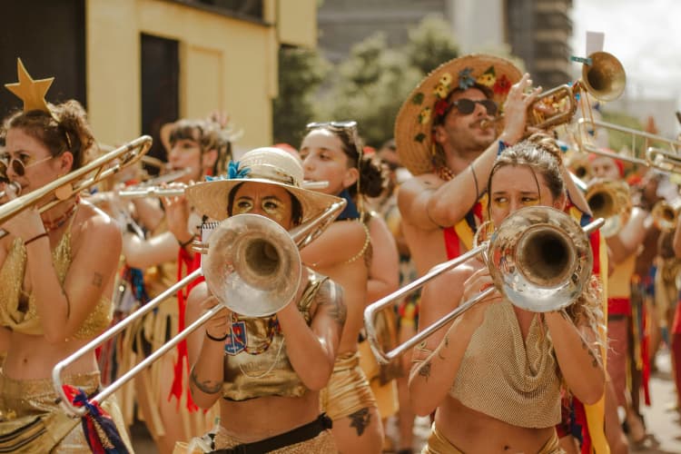 Festive Brass Band Parade