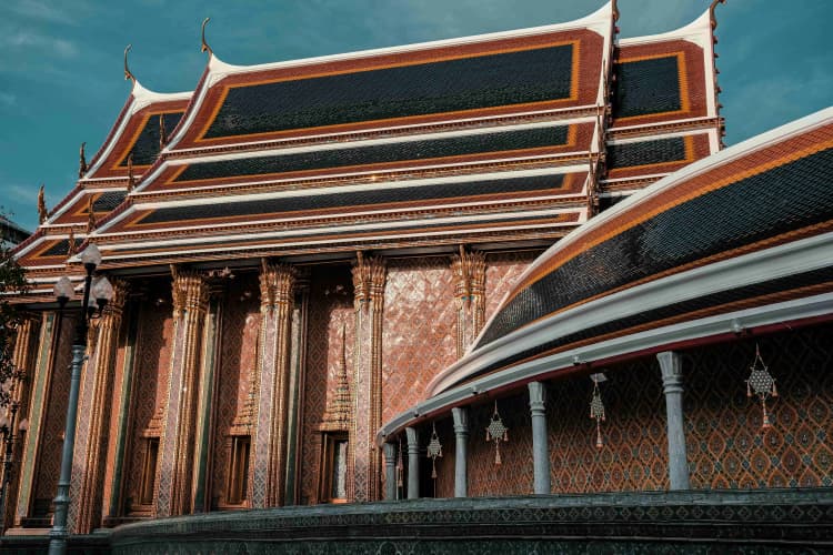 Ornate Thai Temple Roof