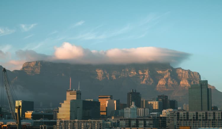 Cape Town Skyline Sunset