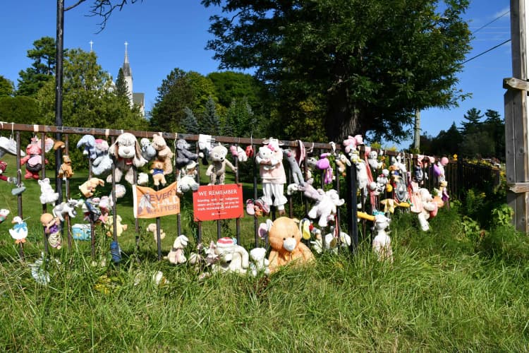 Memorial Teddy Bear Fence