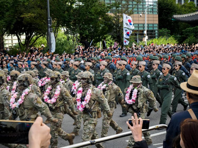 Military Parade in Korea