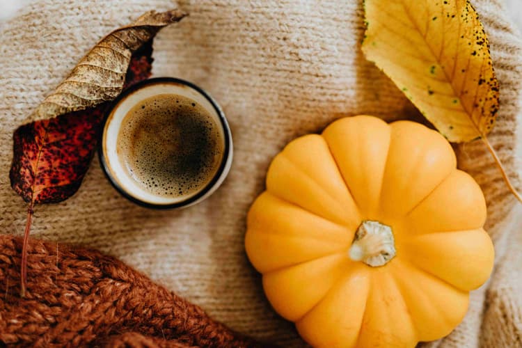 Autumn Coffee and Pumpkin