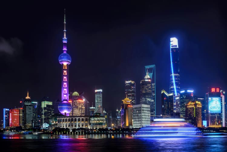 Shanghai Skyline at Night