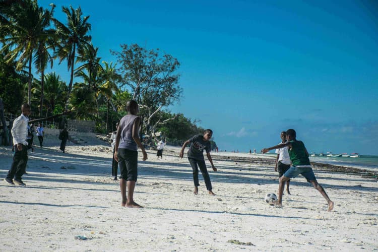 Beach Soccer in Paradise