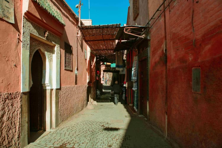 Moroccan Medina Alleyway